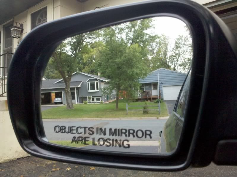 Objects In Mirror Are Losing!