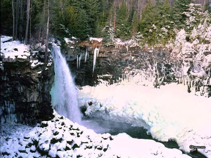 wallpaper desktop waterfall. winter waterfall wallpaper