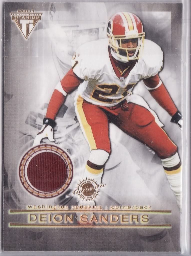 Sanders Redskins Card