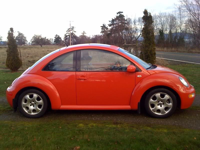 Orange Beetle Car