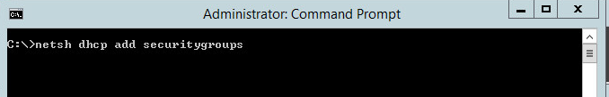 Adding DHCP Admin and User Groups