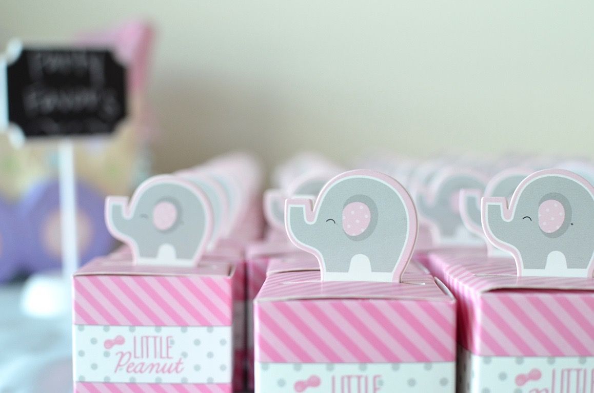 it's a girl baby shower decor