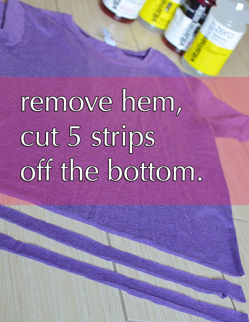 DIY Upcycled T-shirt Headband vitaminwater zero #shop