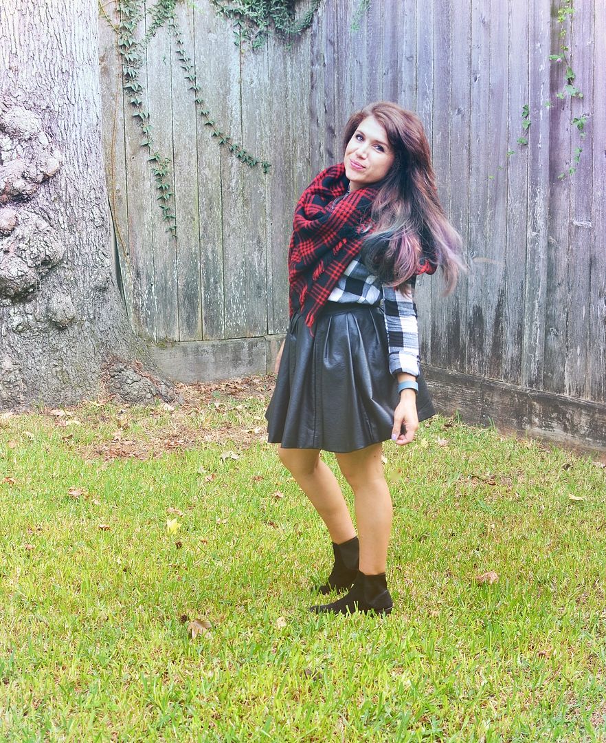 flannel fall outfit