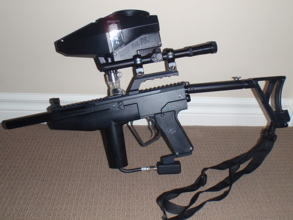 Spyder MR3 Electro Marker + VL Revvy & Richotchet hoppers, Scope, gun