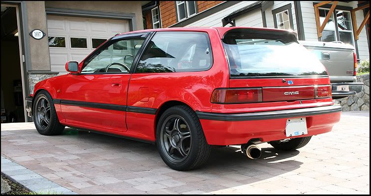 red ef civic