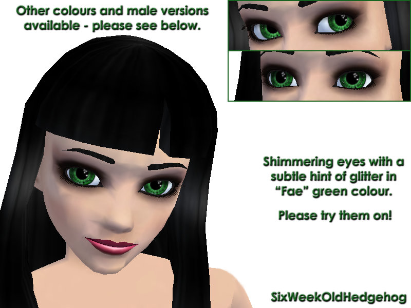 green fae eyes