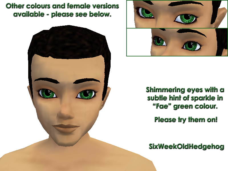 green fae eyes male
