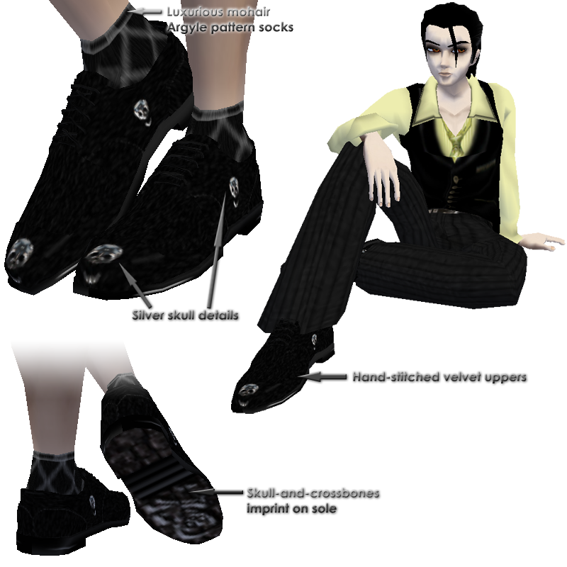 Gothic formal shoes by SixWeekOldHedgehog