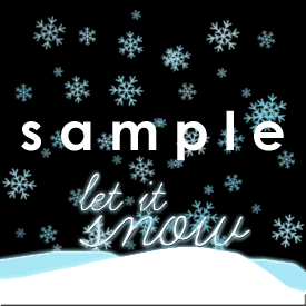 Let it Snow sticker by SixWeekOldHedgehog