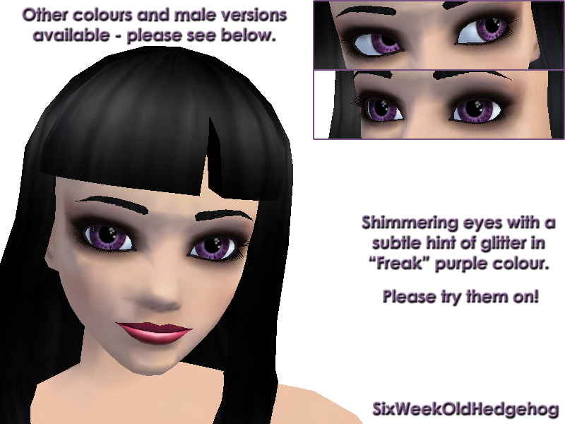 purple freak eyes