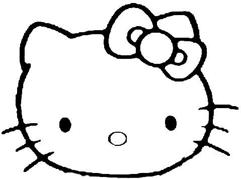 Coloring Pages  Kitty on New Kids Coloring Pages  Hello Kitty Coloring Page Easy Design
