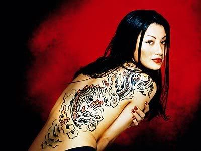 Tribal Tattoos - Dragon, Cross and Butterfly Tribal Tattoo Designs