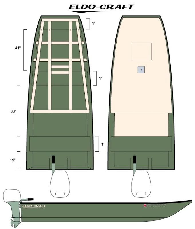 Jon Boat Deck Layout Plans