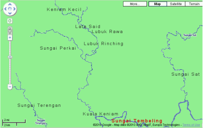 peta sungai keniam