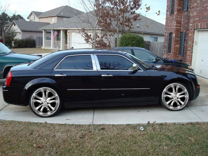 Chrysler 300 black window trim #5