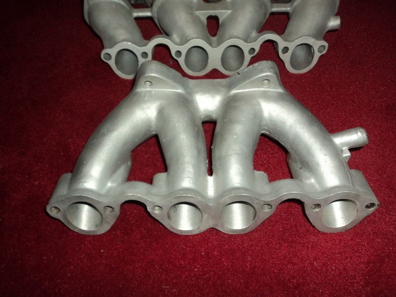 FS (2) 8 Valve Side Draft Carb Intakes