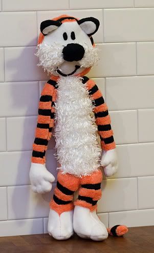 stuffed hobbes doll