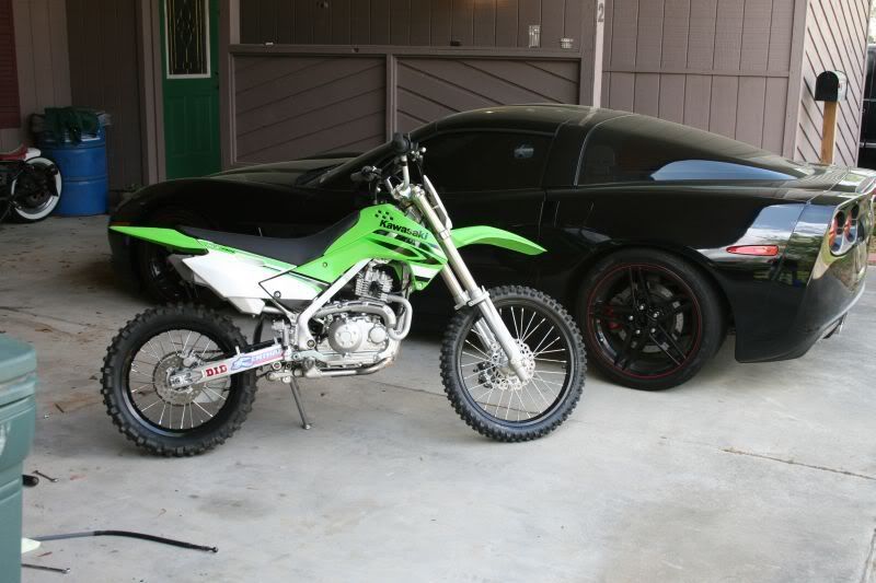 Pics KLX140L, KX85 fork conversion. Forums