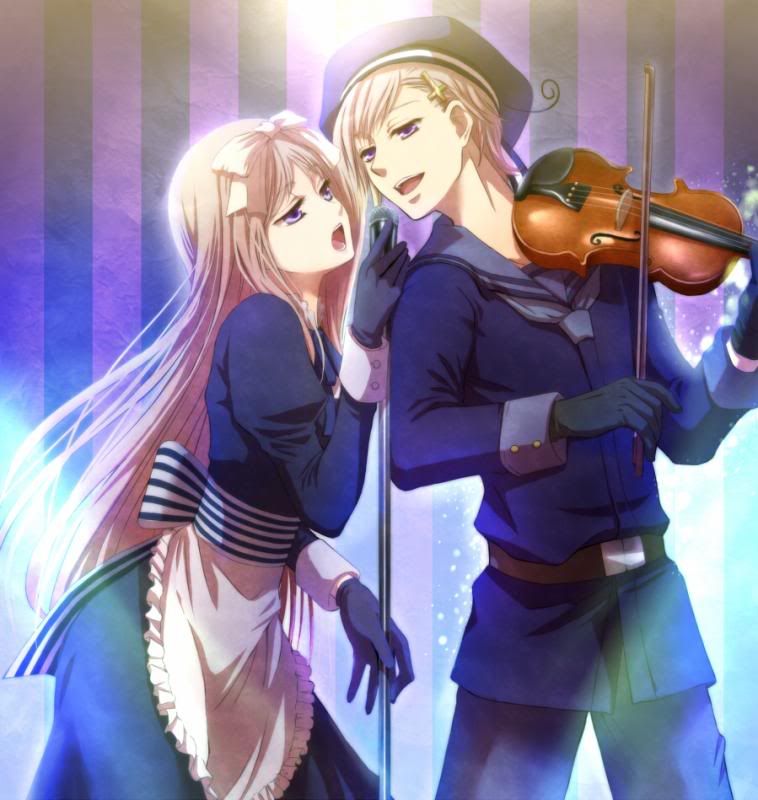 Couple, une chanteuse + un violoniste