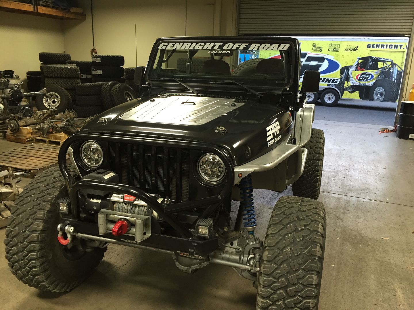 Jeep rain louvers #3