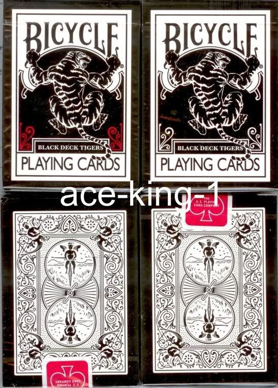 bicycle cards tiger