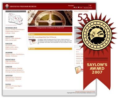 saylow's AWARD [Kategori Univesitas]