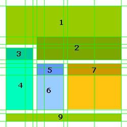 contoh grid dalam desain website