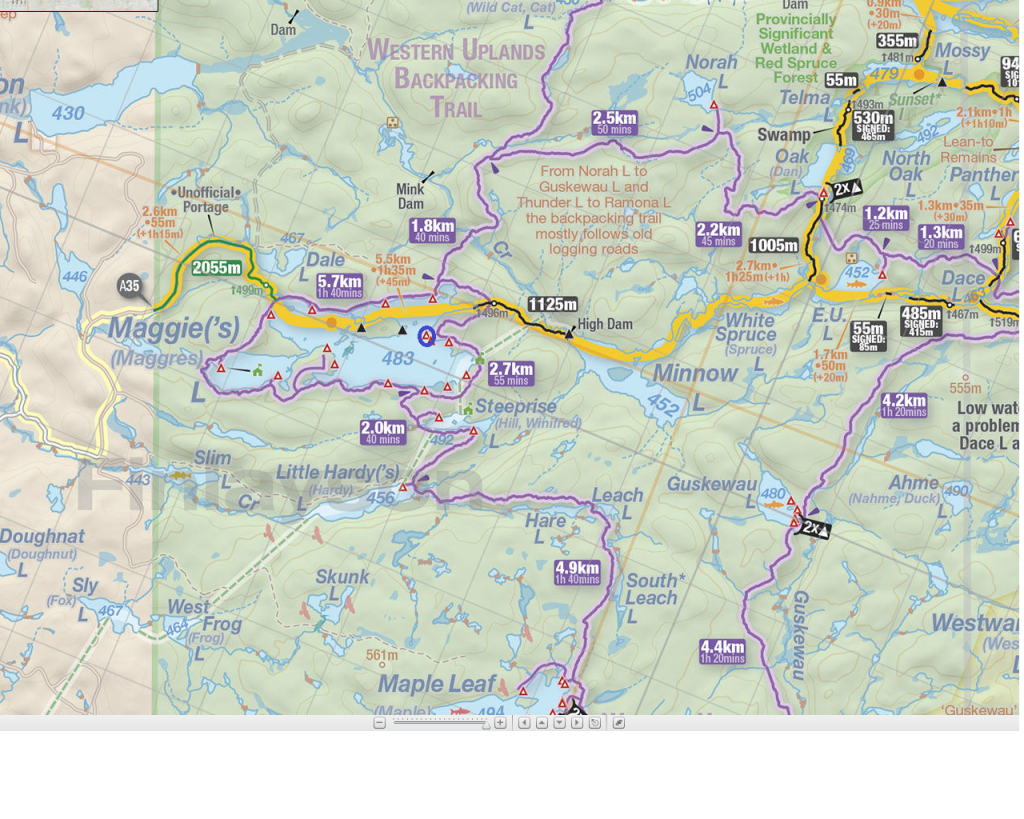Algonquin Adventures Message Board Maggie lake sites