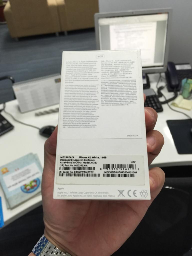 Bán Iphone 4S màu trắng, 16GB hàng QUỐC TẾ ZA mới 99%!! - 11