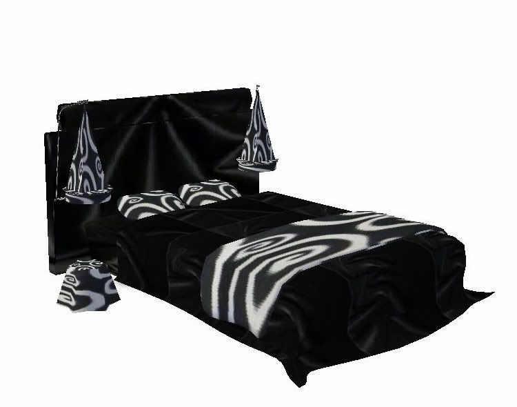Black Swirl Bed