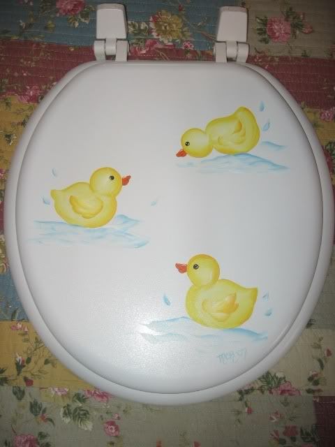 Rubber Ducky Toilet Seat