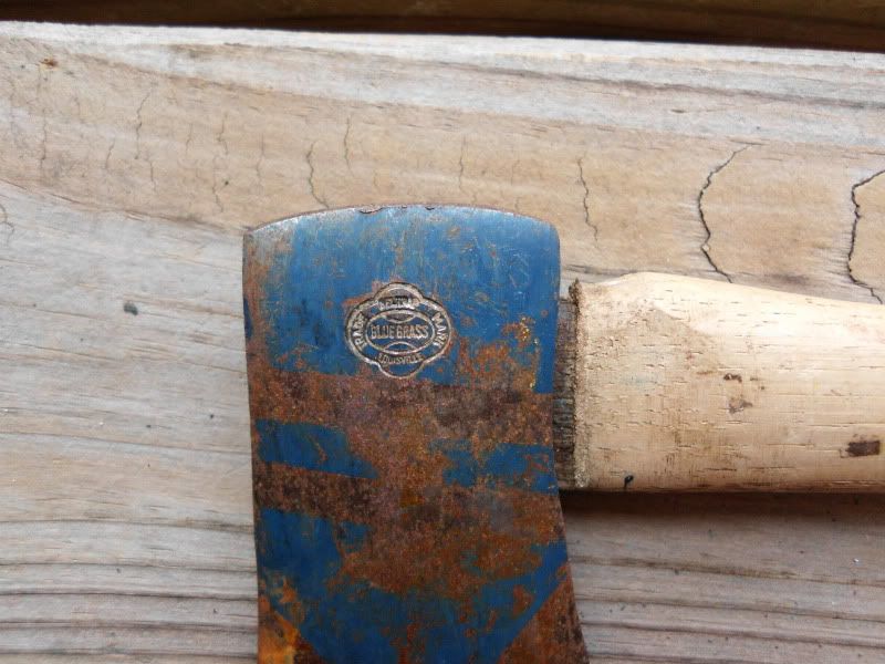 Anyone recognize this mini hatchet (and how do I best clean it up