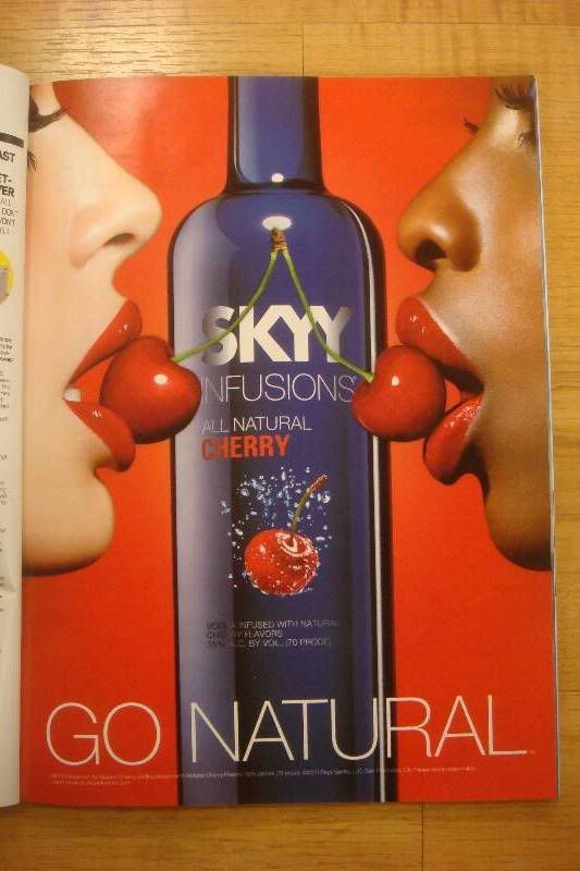 SKYY Infusions "Cherry" Ad