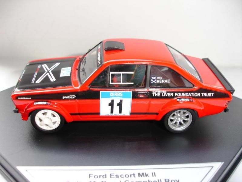 A superb 1 43 scale model of Colin McRae's Escort MK2 from the 2007 RBS 