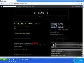 usin google chrome