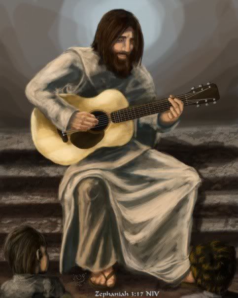 jesus and guitar