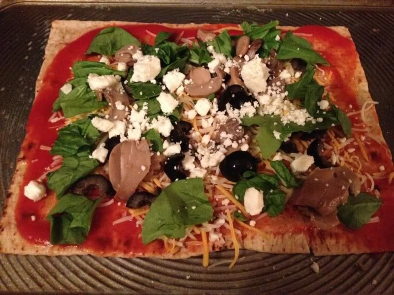 Flat Bread Pizza (pic And Recipe) — Myfitnesspal.com