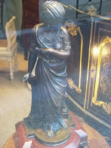 Antiquites Authier Perigueux : Grand bronze Penelope par PEIFFER