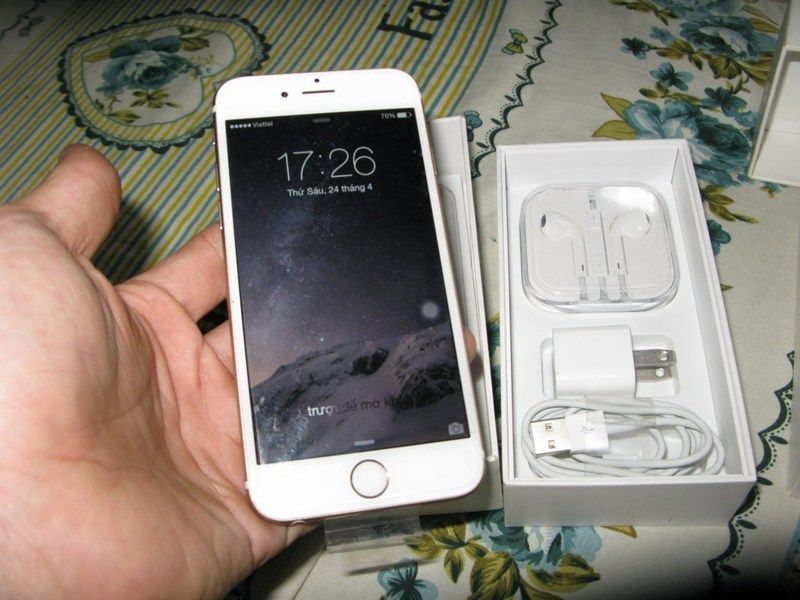 Iphone 6 64G màu vàng giá 15 triệu
