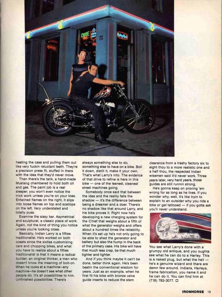 Early IL, Gasoline Alley, Psycho Cycles, NY etc | Jockey Journal Forum