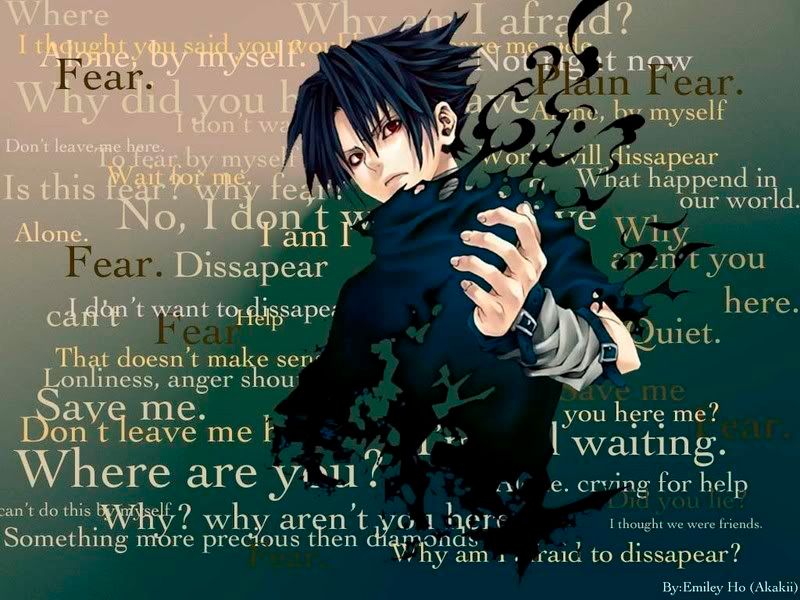 sasuke wallpaper. sasuke words Wallpaper