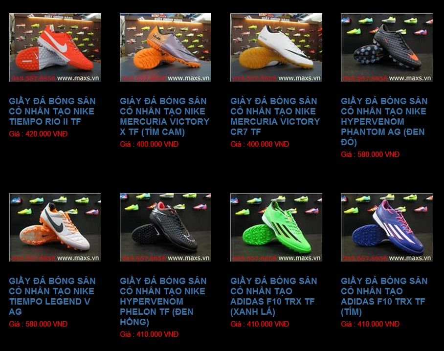 Maxs Sport Chuyên giầy bóng đá sân cỏ nhân tạo nike, adidas bền đẹp, giá tốt cho ace - 3