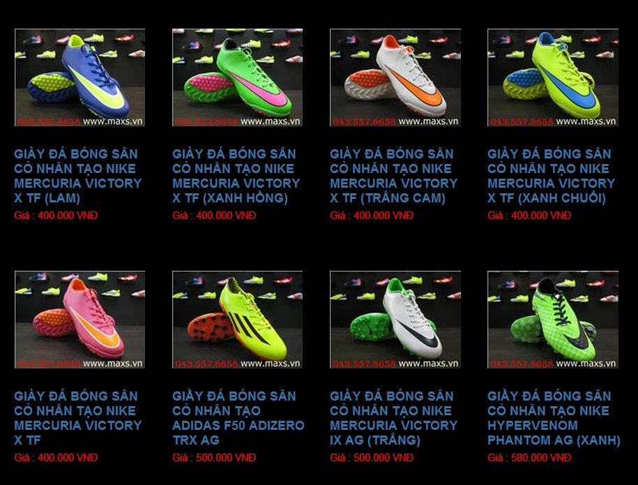 Maxs Sport Chuyên giầy bóng đá sân cỏ nhân tạo nike, adidas bền đẹp, giá tốt cho ace - 2