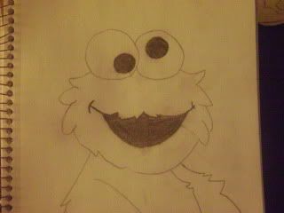 Drawing Cookie Monster