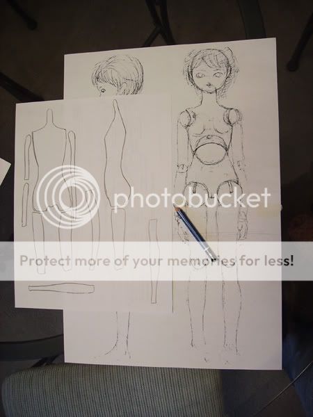 实物大的结构图,参照真人比例,包括各关节 (没经验的话先看看官方bjd