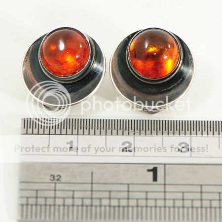   set silver earrings by Danish designer N E From, dating to the 1960s