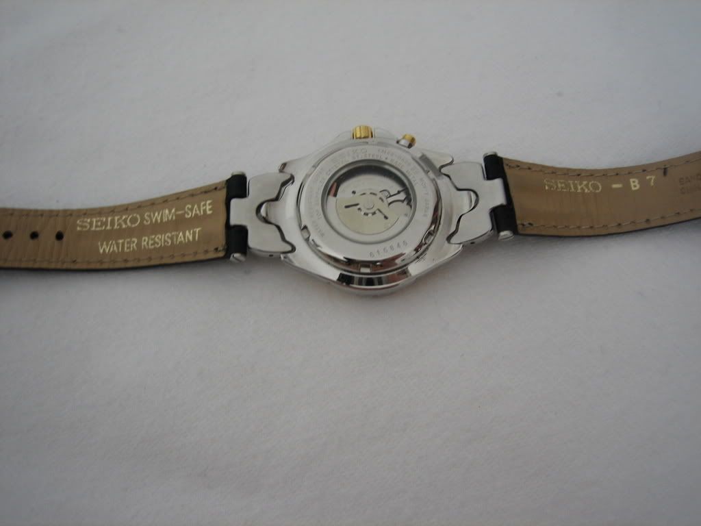 NOS SEIKO NEW VINTAGE KINETIC SWIMMING SAFE WATCH MEN  