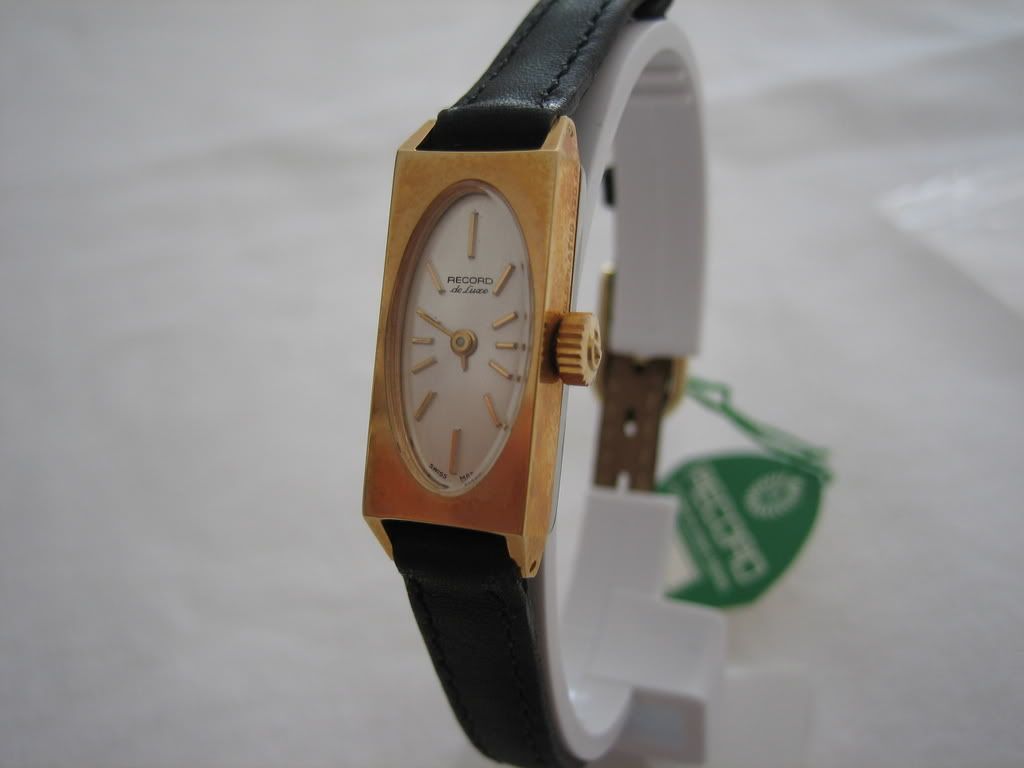 NOS NEW VINTAGE RECORD  LONGINESS SWISS WATCH 1960S  