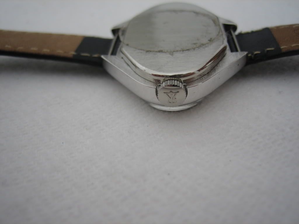 NOS NEW VINTAGE VULCAIN SWISS WHITE GOLD PL WATCH 1960  